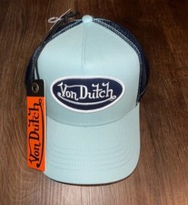 Von Dutch Light Blue Trucker Hat, Men s One Size, New with Tags