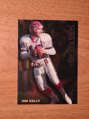 JIM KELLY 1994 SKYBOX ''SKYTECH STARS'' INSERT FOOTBALL CARD-#ST28-BILLS     