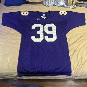 🔥Purple Russell Athletics Crown Royal Stitched Football Jersey #39 Size XL🔥