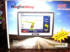 GPS Rightway 400 navigator Portable Navigation Device GPS RW400 