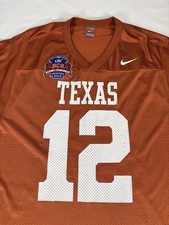 Nike Texas Longhorns Orange BCS 2010 Rose Bowl Colt McCoy #12 Jersey Mens XXL