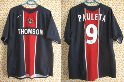 Maillot Domicile PSG 2005-2006 Nike #9 Pauleta - Taille XL (Neuf Sans étiquettes)