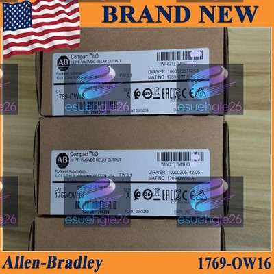 NEW NEW PLC 1769-OW16 New NEW PLC CompactLogix Relay Output Module