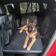 Back Seat Extender for Dogs-Large Space, Dog Car Seat Cover Hard Bottom