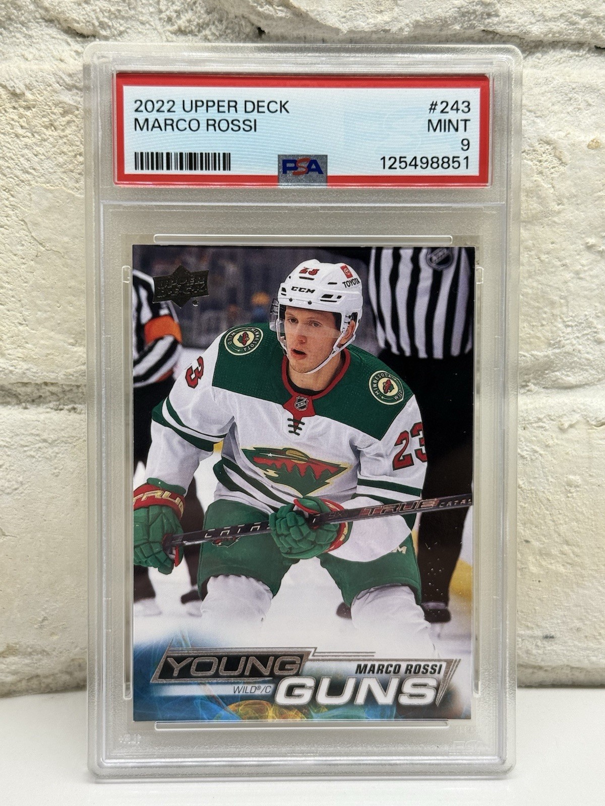 2022-23 Upper Deck Series 1 Young Guns Marco Rossi #243 PSA 9 MINT Rookie RC