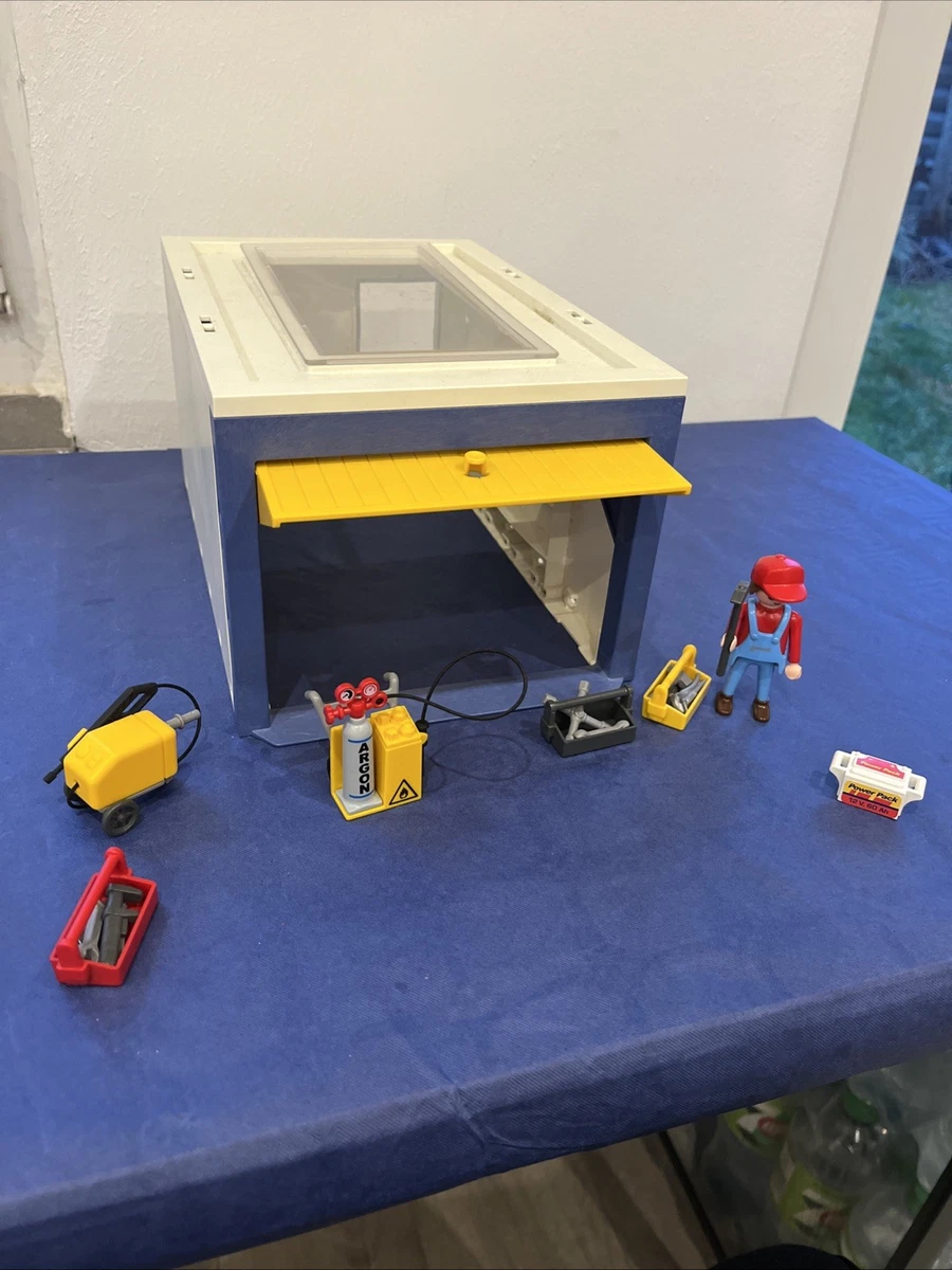 Lot Playmobil Vintage Chantier/garage - Pièces Mélangées 3311 3400 3500 - Occasion