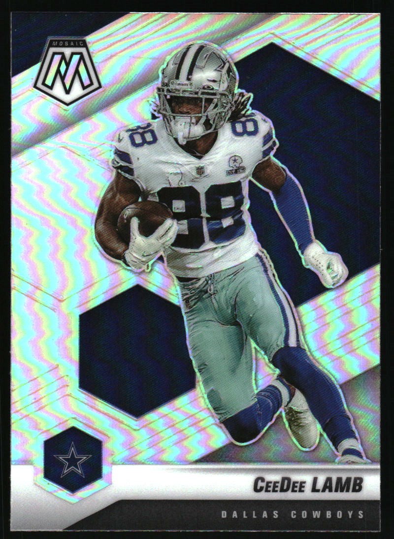 2021 Panini Mosaic #62 CeeDee Lamb Prizm Silver