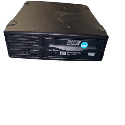 HP DAT Storage Works 72 gb USB EXTERNAL TAPE DRIVE Set (3 New Data Cartridges)