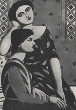 Pompeo Borra - Le amiche - Litografia