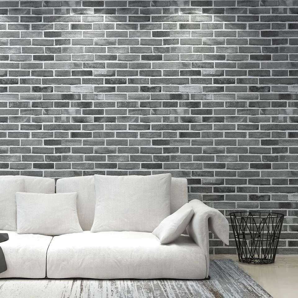 Stylish 20-Pack Faux Brick 3D Wall Panels Covering 105 Sq.Ft - Easy Stick & Peel - Image 4 of 4