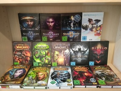 Blizzard Packungen (Boxes) World of Warcraft, Starcraft 2, Diablo 3, Overwatch