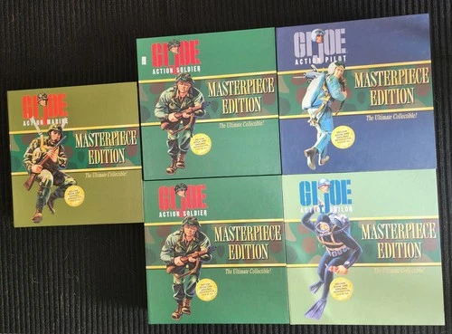 G.I. Joe Set of 5 - 12" Masterpiece Ed Vol. 1 - 4 (2 soldiers)