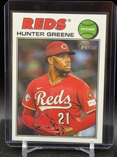 Hunter Greene 2026 Topps Heritage Alternate Banner Variation #53 - Reds