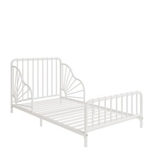 Little Seeds Quinn Metal Toddler Bed, White