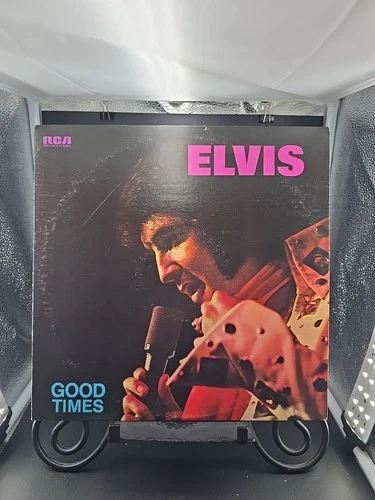 ELVIS PRESLEY Good Times 1974 LP RCA CPL1-0475 Rare Orange Lbl Hollywood VG+/VG+