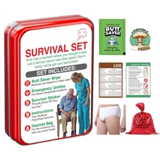  Poop Prank Stuff With Wet Wipe Novelty Shart Joke For Christmas April Fools'Day