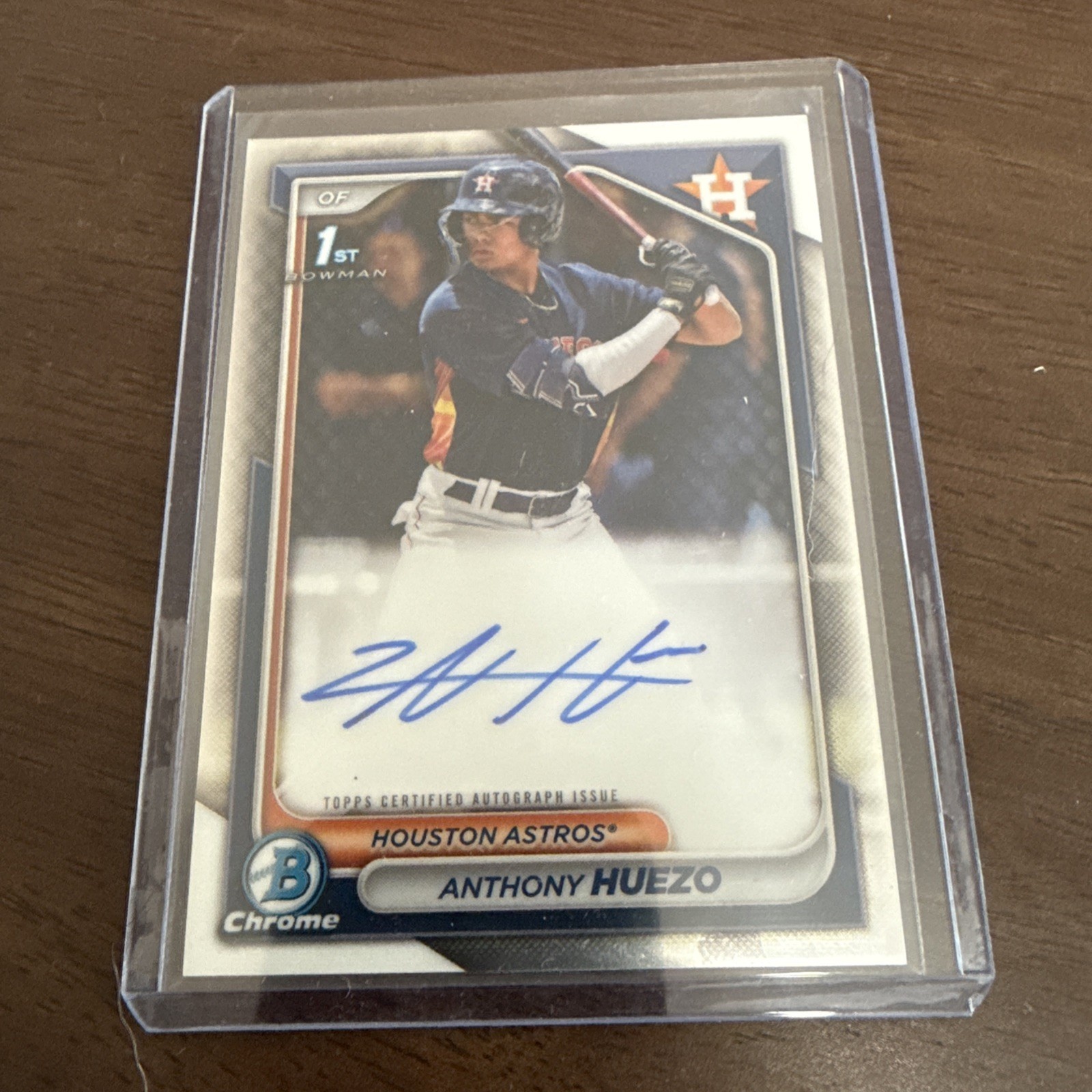 2024 Bowman - Chrome Prospect Autographs #CPA-AHU Anthony Huezo (AU, RC)