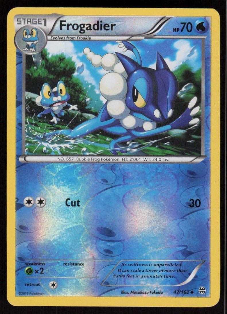Frogadier 47/162 Breakthrough Reverse Holo LP