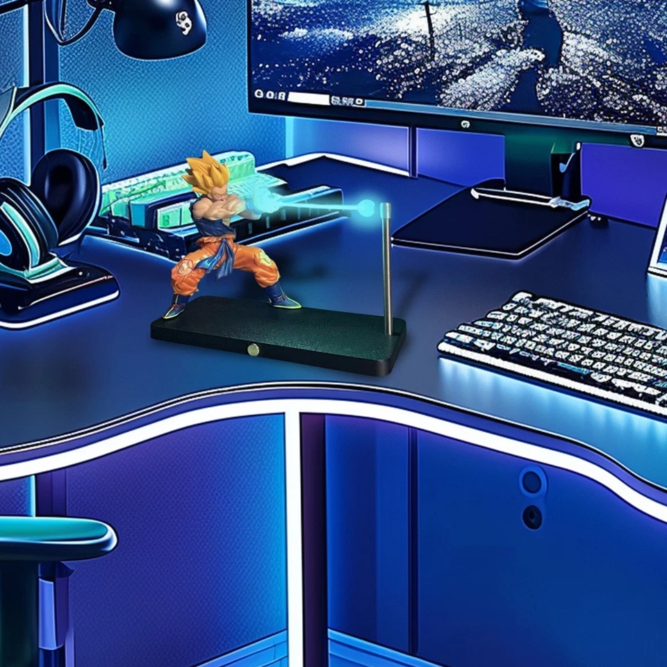 Dragon Ball Goku Super Saiyajin Kamehameha magnetisches Nachtlicht - Bild 4 von 4