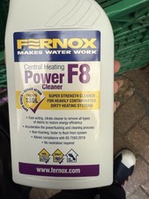 Fernox F8 Super Strength Cleaner Boiler Central Heating System Sludge Remover