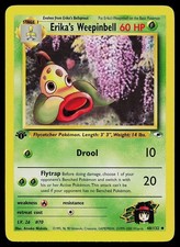 Pokemon Card - Erika's Weepinbell Gym Heroes 48/132 1st Edition Uncommon on eBay