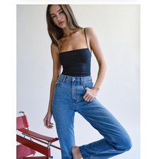 Abercrombie  Fitch The '90s Straight Ultra High Rise Curve Love Size 4 27