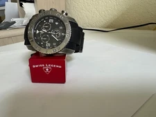 Men's SWISS LEGEND COMMANDER 20067 Gun metal CHRONOGRAPH WATCH