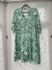 Women’s summer dress smock / tunic dress onesize Cerulean