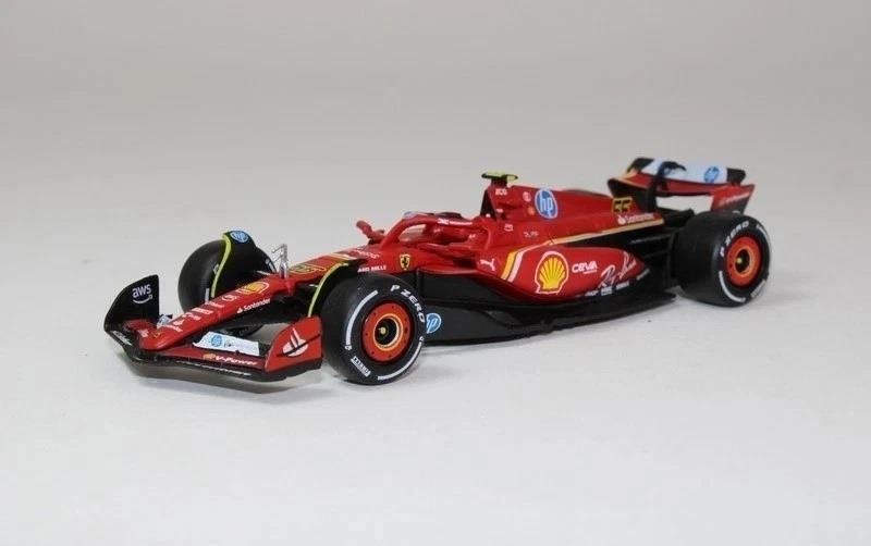 C Sainz #55 Ferrari F1 SF-24 4th Italy Monza GP 2024 1:43 Bburago 36844-S-MONZA