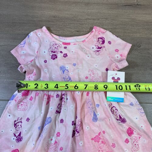 NWT Disney Princess Toddler Baby Girl Short Sleeve Pink Dress Size 18 Months - Picture 9 of 9