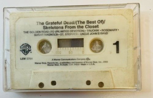 THE GRATEFUL DEAD ~ BEST OF Skeletons From The Closet Cassette Tape ONLY - Imagen 2 de 2
