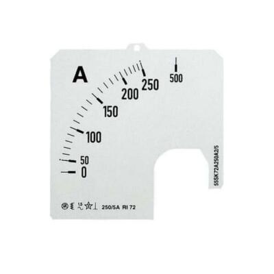ABB Amperemeter SCL-A1-25/96 Einbau-Messskalen 2CSG113096R5011 Amperemeter