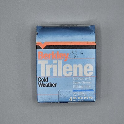 berkley electric blue fishing line Berkley Trilene Cold Weather Ice Fishing Line 4 LB Electric Blue 110YD