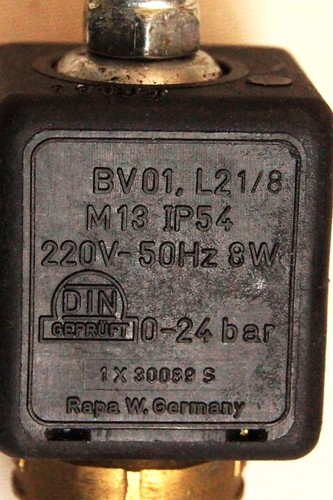 Rapa Magnetventil 24 bar 230 V 50 Hz für Oelbrenner etc. - Bild 3 von 3