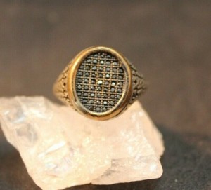 Silberring Männerring Siegelring Ring Sterlingsilber 925 Handarbeit Onyx Gr 65
