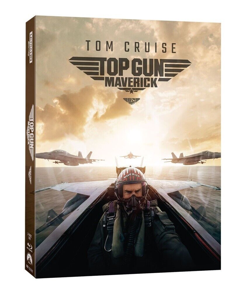 Top Gun Maverick 4K UHD Blu-Ray Steelbook with Full Slip Case Limited Edition Top Gun Maverick 4K UHD Blu-Ray Steelbook with Full Slip Case Limited Edition