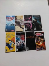 Sony PlayStation Sony PSP Instruction Booklets Lot of 8 - French Lang. NO GAMES