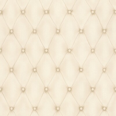 Rasch Vliestapete Cosmopolitan 576252, Lederoptik gepolstert Rautenmuster creme