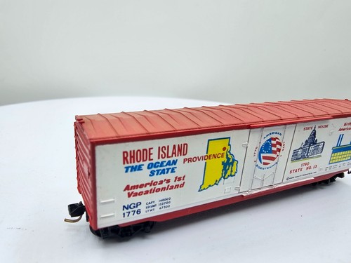 Kadee Micro-Trains N Scale Gauge 50' Bicentennial Box Car Commemorative Train - Picture 89 of 226