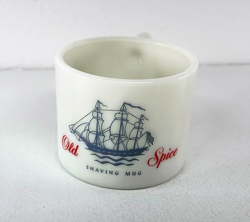 Vintage OLD SPICE Shaving Mug - Early American, Shulton Inc., Clifton, N.J.