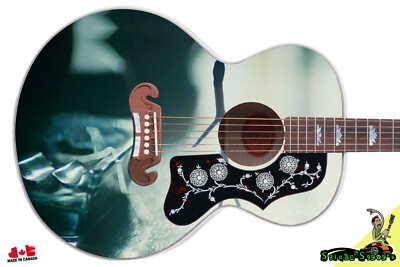 Guitar Skin Axe Righty Jumbo Acoustic Guitar Skin Match Stick Ashtray Man 072