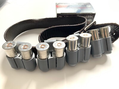 12G Shot Shell Holder, Belt Clip. Two shell per Clip. Easy Access for ...