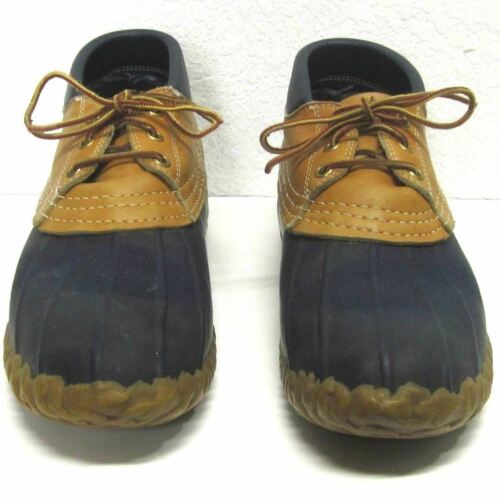 L.L BEAN MAINE HUNTING SHOE WOMEN'S (10N) LEATHER RUBBER LACE UP WATER PROOF EUC - Picture 1 of 7