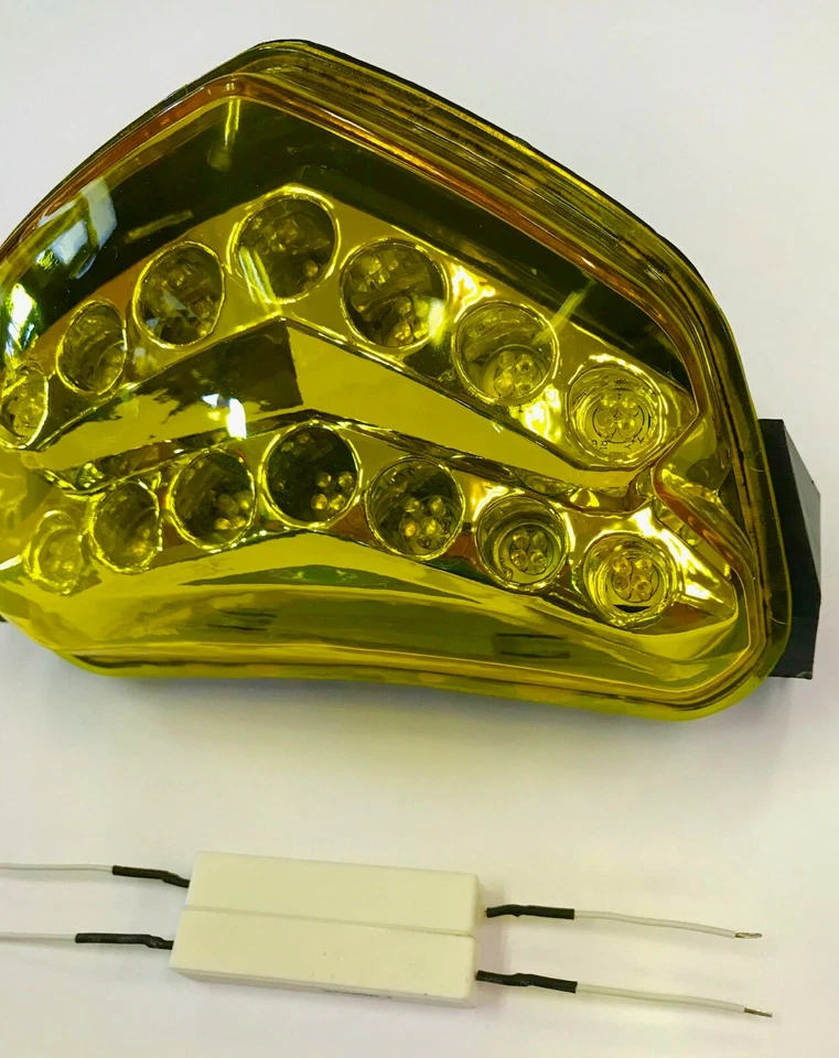 04-05 GSXR 600 750 LED AMARILLO Luz Trasera Freno Señales de Giro Integradas Foto 2 de 4