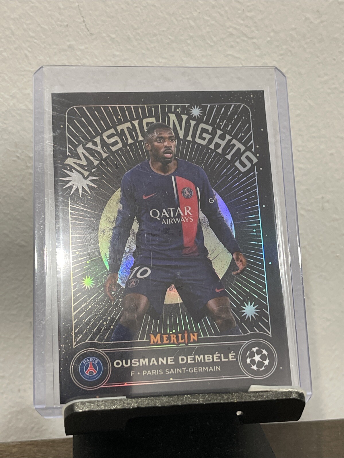 2023-24 Topps Merlin Ousmane Dembele Mystic Nights PSG Paris Saint Germaine