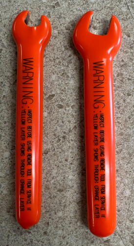 Cementex Insulated Open End Wrench Set (5/16", 3/8", 10mm, 7/16", 1/2", 9/16") - Picture 8 of 8