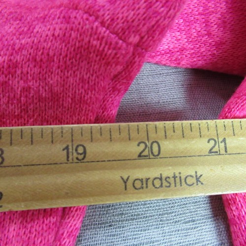 Danskin Now Jacket Girls Large 12-14 Small Pink Knit Full Zip Casual Cozy Dance - Picture 7 of 9