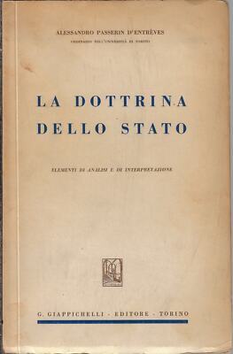 Passerin d'Entr..DIE STAATSLEHRE: ELEMENTE DER ANALYSE UND INTERPRETATION