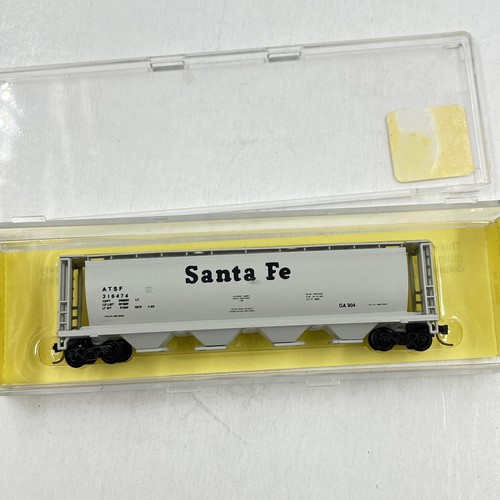 CS Model Trains N Scale Santa Fe ATSF 316474 Cylindrical Grain Hopper,7103 - NEW