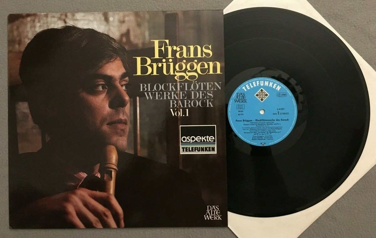S274 Vivaldi Corelli Recorder Works Brüggen Harnoncourt Telefunken